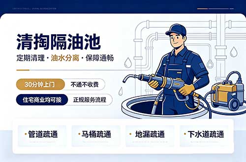 大渡口清掏隔油池
